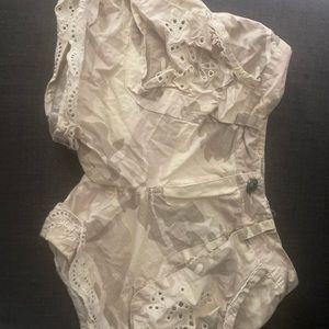 Tan Camo vintage lace shorts